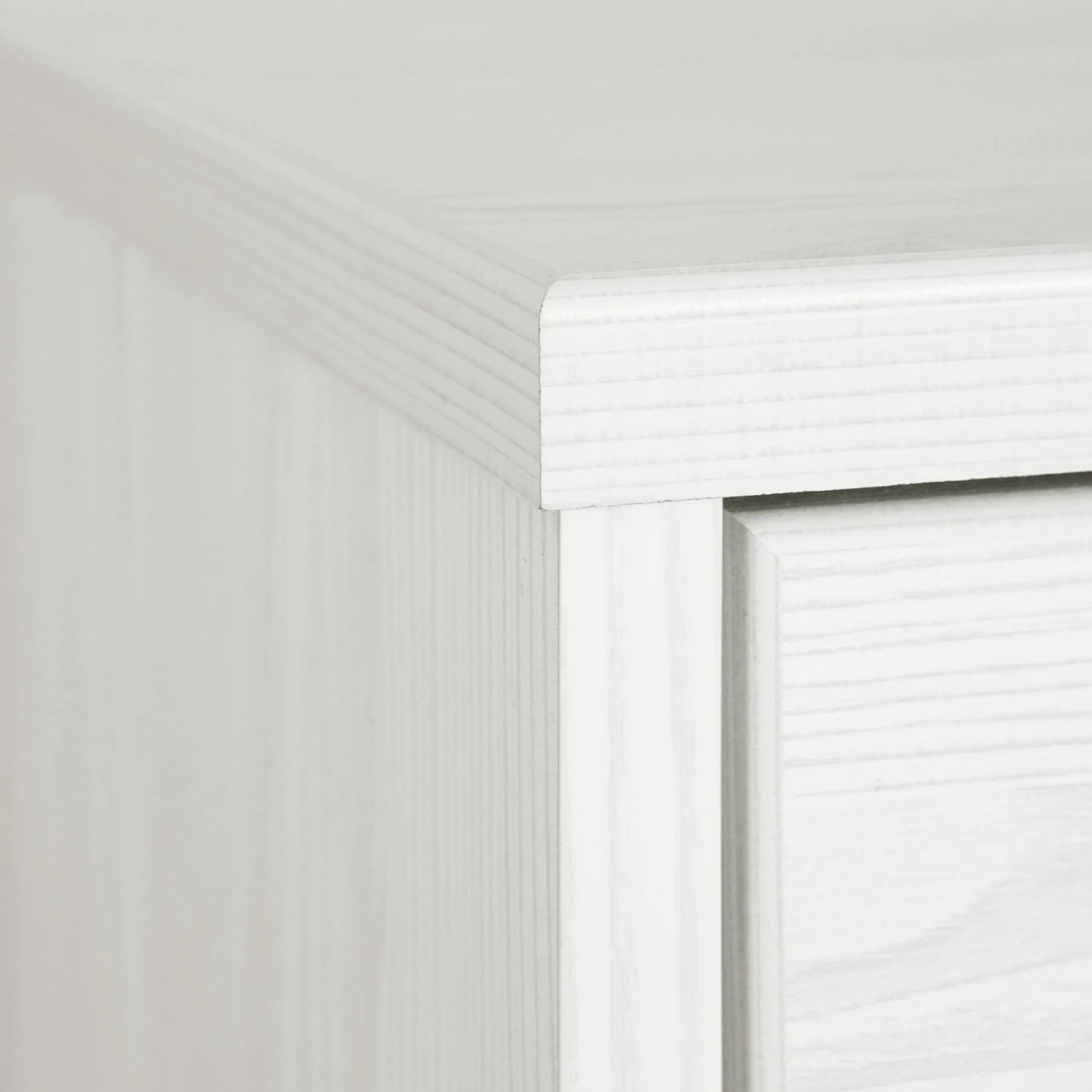 South Shore Nightstands>1-Drawer Nightstand - Arlen White Pine and Black Matte