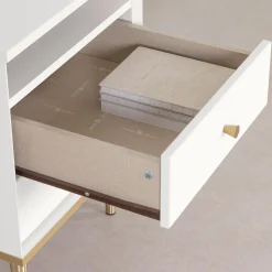 South Shore 2-Drawer Nightstand - Dylane Pure White
