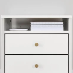 South Shore 2-Drawer Nightstand - Dylane Pure White