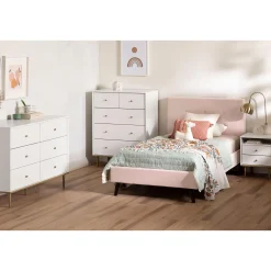 South Shore 2-Drawer Nightstand - Dylane Pure White