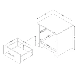 South Shore Nightstands><noscript><img width=