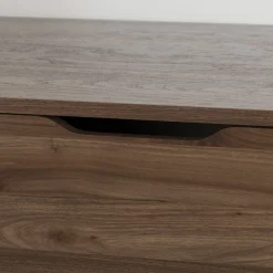 South Shore 1-Drawer Nightstand - Holland Natural Walnut