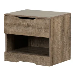 South Shore Nightstands>1-Drawer Nightstand - Holland Weathered Oak