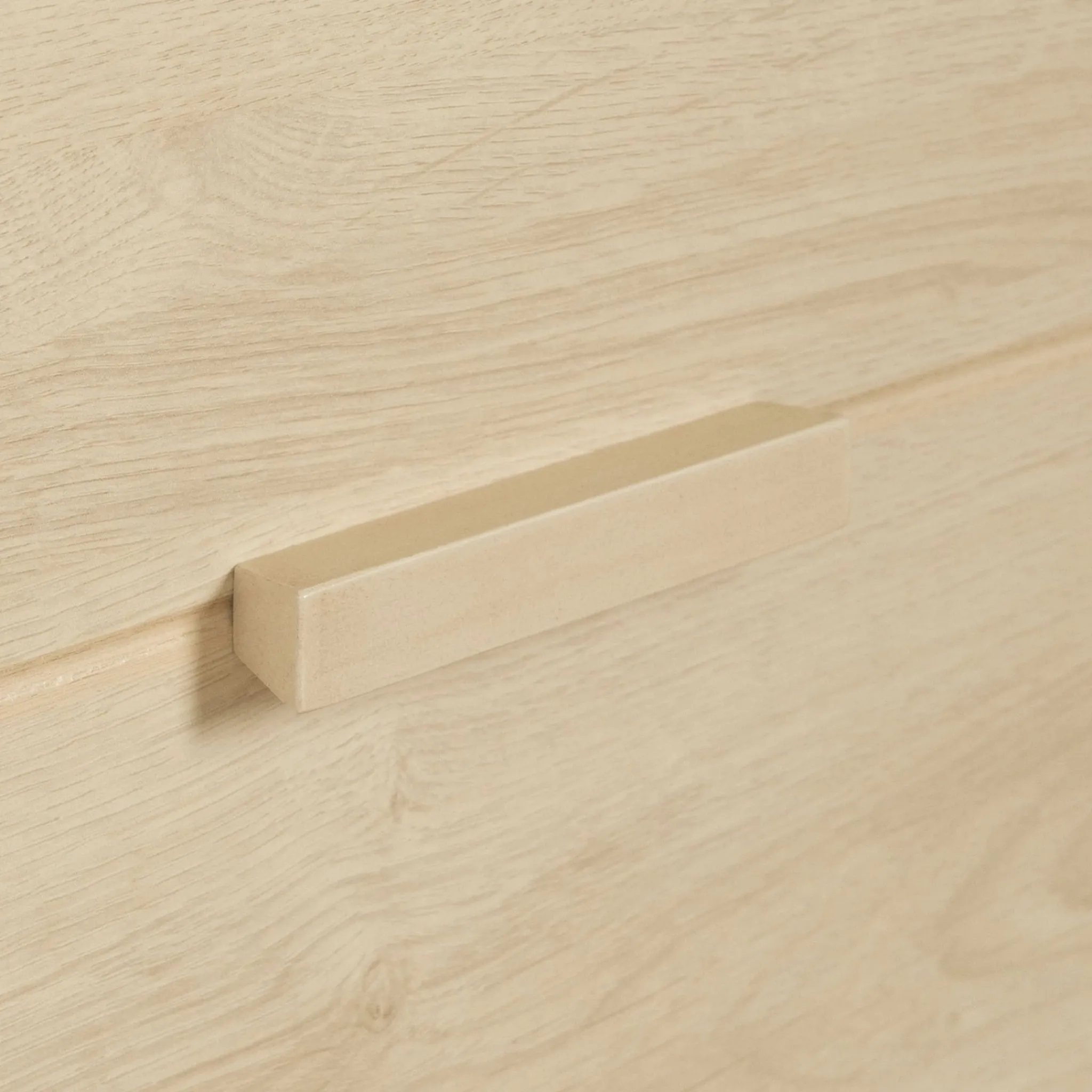 South Shore Nightstands>2-Drawer Nightstand - Noah Bleached Oak