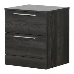 South Shore 2-Drawer Nightstand - Step One Essential Gray Oak