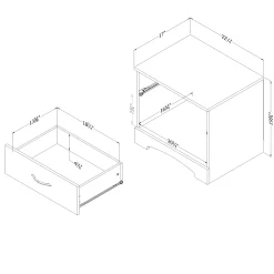 South Shore Nightstands><noscript><img width=