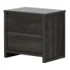 South Shore 2-Drawer Nightstand - Tao Gray Oak