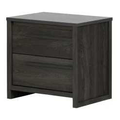 South Shore 2-Drawer Nightstand - Tao Gray Oak