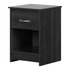 South Shore 1-Drawer Nightstand - Tassio Gray Oak
