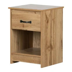 South Shore 1-Drawer Nightstand - Tassio Nordik Oak