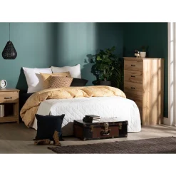 South Shore 1-Drawer Nightstand - Tassio Nordik Oak