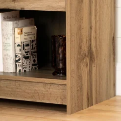 South Shore 1-Drawer Nightstand - Tassio Nordik Oak