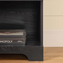 South Shore 1-Drawer Nightstand - Zach Gray Oak