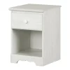 South Shore Nightstands>1-Drawer Nightstand Summer Breeze - White Pine