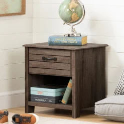 South Shore 1-Drawer Nightstand Ulysses - Fall Oak