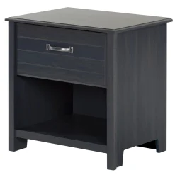South Shore Nightstands>1-Drawer Nightstand Ulysses - Blueberry