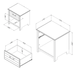 South Shore Nightstands><noscript><img width=