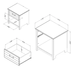 South Shore Nightstands><noscript><img width=