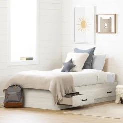 South Shore 3-Drawer Twin Bed - Ulysses Winter Oak