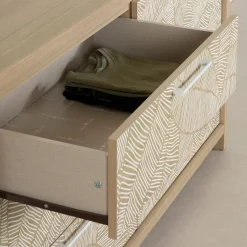 South Shore 6-Drawers Dresser - - Munich Soft Elm and White
