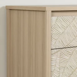 South Shore 6-Drawers Dresser - - Munich Soft Elm and White