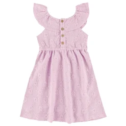 Kids Look Dresses & Rompers>Dreamer Eyelit Dress 7-14