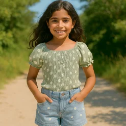 Kids Look Tops>Dreamer Printed Top 7-14y