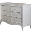 Pali Design Dresser 6-Drawer Diamante Vintage White