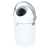 Nattou Diaper Pails>Dropy Diaper Pail - White Grey