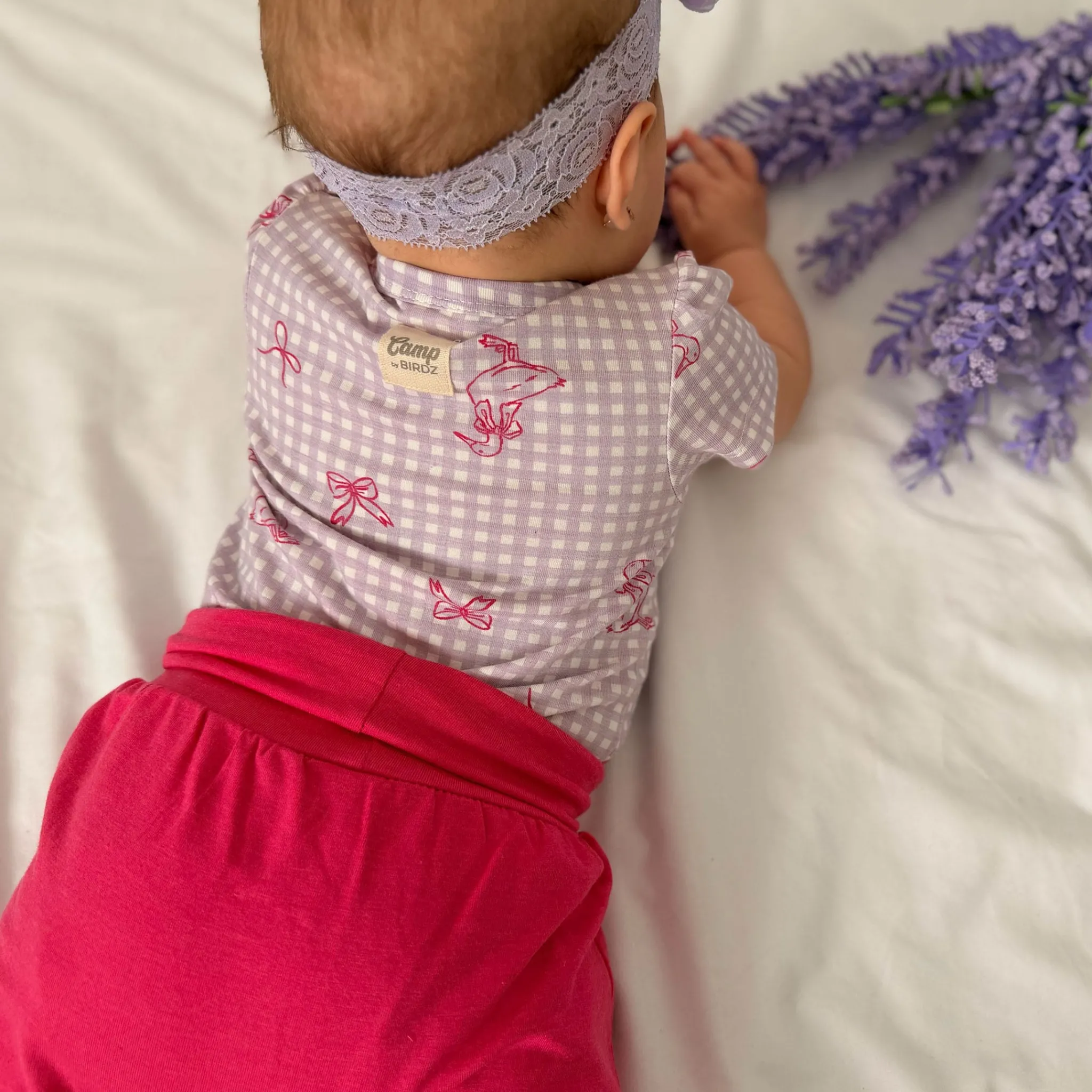 Camp by Birdz Duck Vichy Bodysuit 3-24m