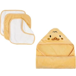 Kids Petit Lem Towels & Wipes|Towels & Wipes>Ducks 4 Pieces Bath Set