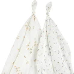 Kids Petit Lem Ducks 2 Pieces Muslin Blankets