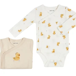 BOY Petit Lem Ducks Long Sleeves 2 Pieces Bodysuits 0-12m