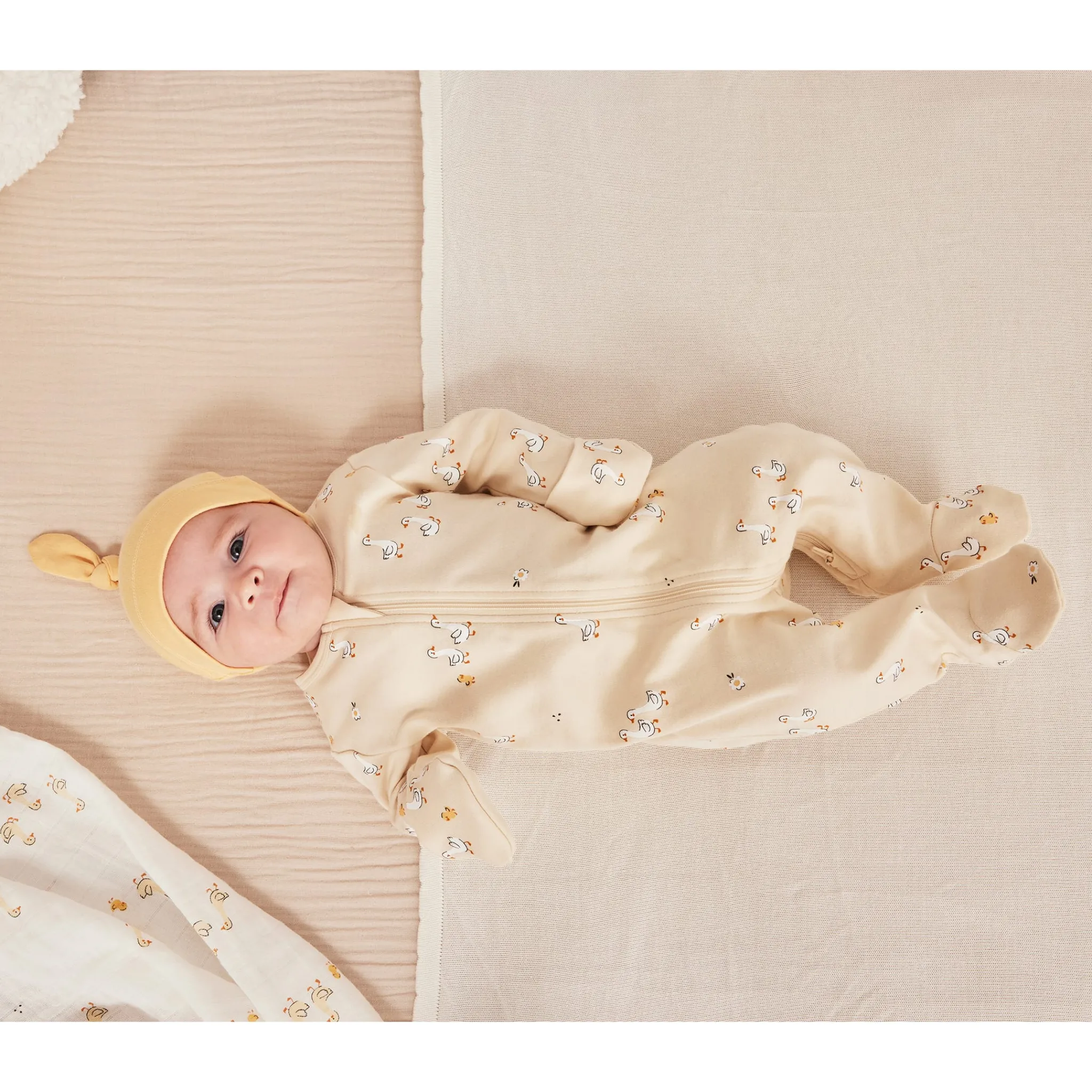 BOY Petit Lem Pajamas|Pajamas>Ducks Print Pajamas 0-12m