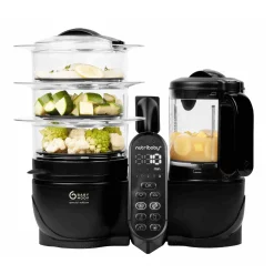 Kids Babymoov Cleaning & Food Preparation|Food Preparation>Duo Meal Station Xl - Black