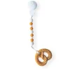 Bulle Teething Toys>Duo Silicone Teething Toy - Pretzel Dijon