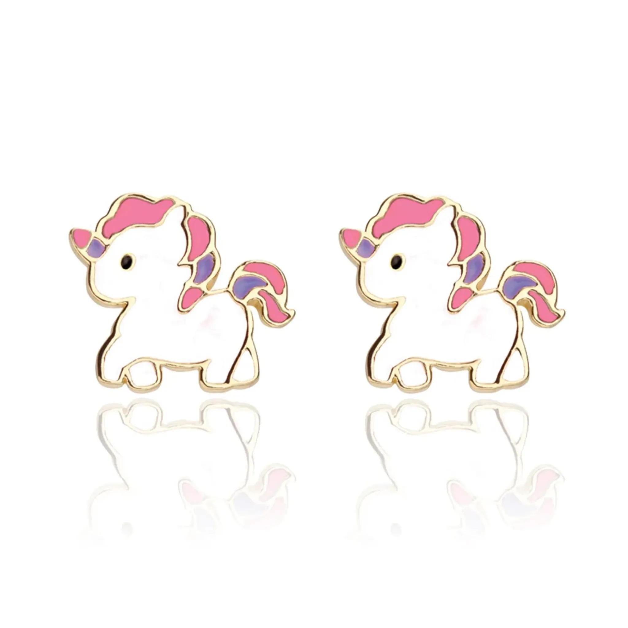 Girl Nation Teething Toys>Earrings - magic Unicorn