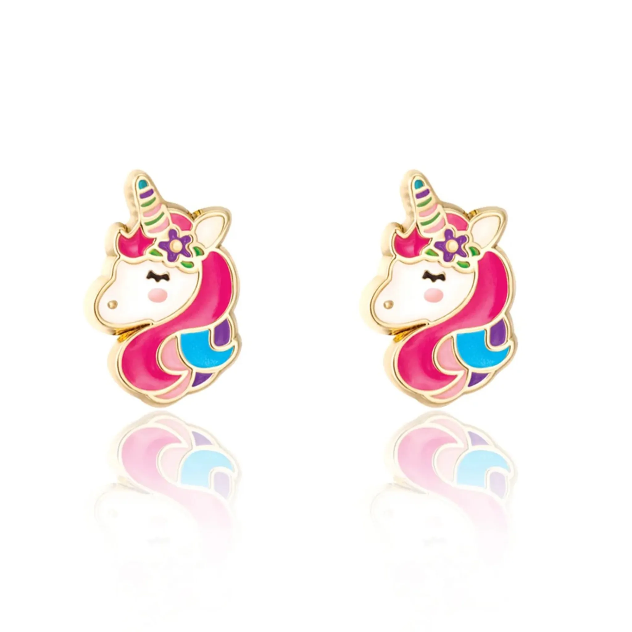 Girl Nation Teething Toys>Earrings - unicorn