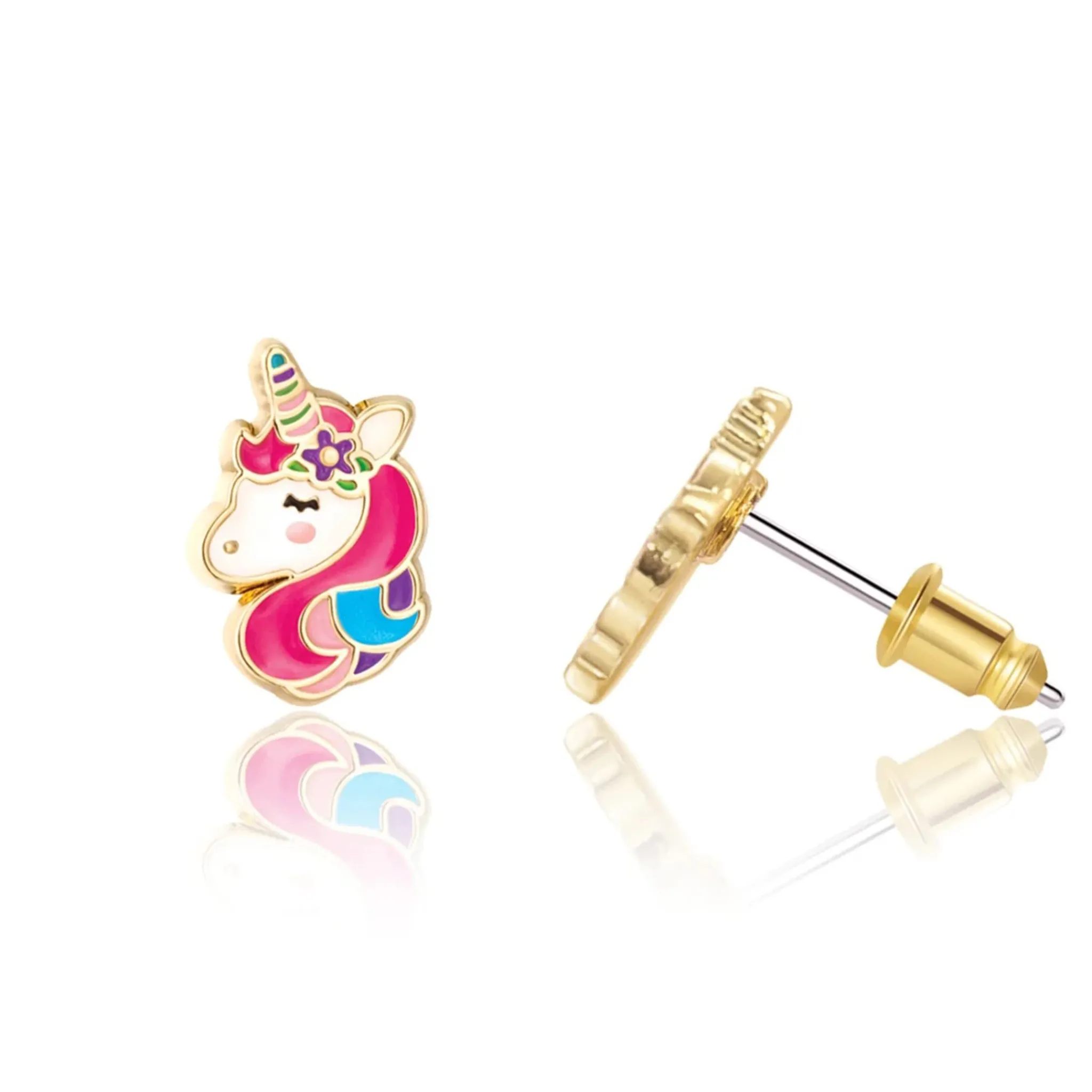 Girl Nation Teething Toys>Earrings - unicorn