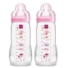Mam Baby Easy Active Baby Bottle 4m+ 11oz - Pink