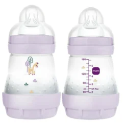 Mam Baby Easy Start Anti-Colic Bottle 5oz (2) - Pink Matte