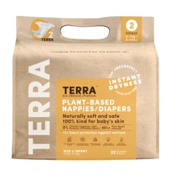Terra Diapers & Cloth Diapers>Eco Diapers Size 2 Infant - 8-15 lbs