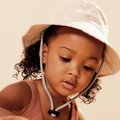 BOY Caribou Hats & Caps|Hats And Caps>Ecru Bucket Hat 4-18y