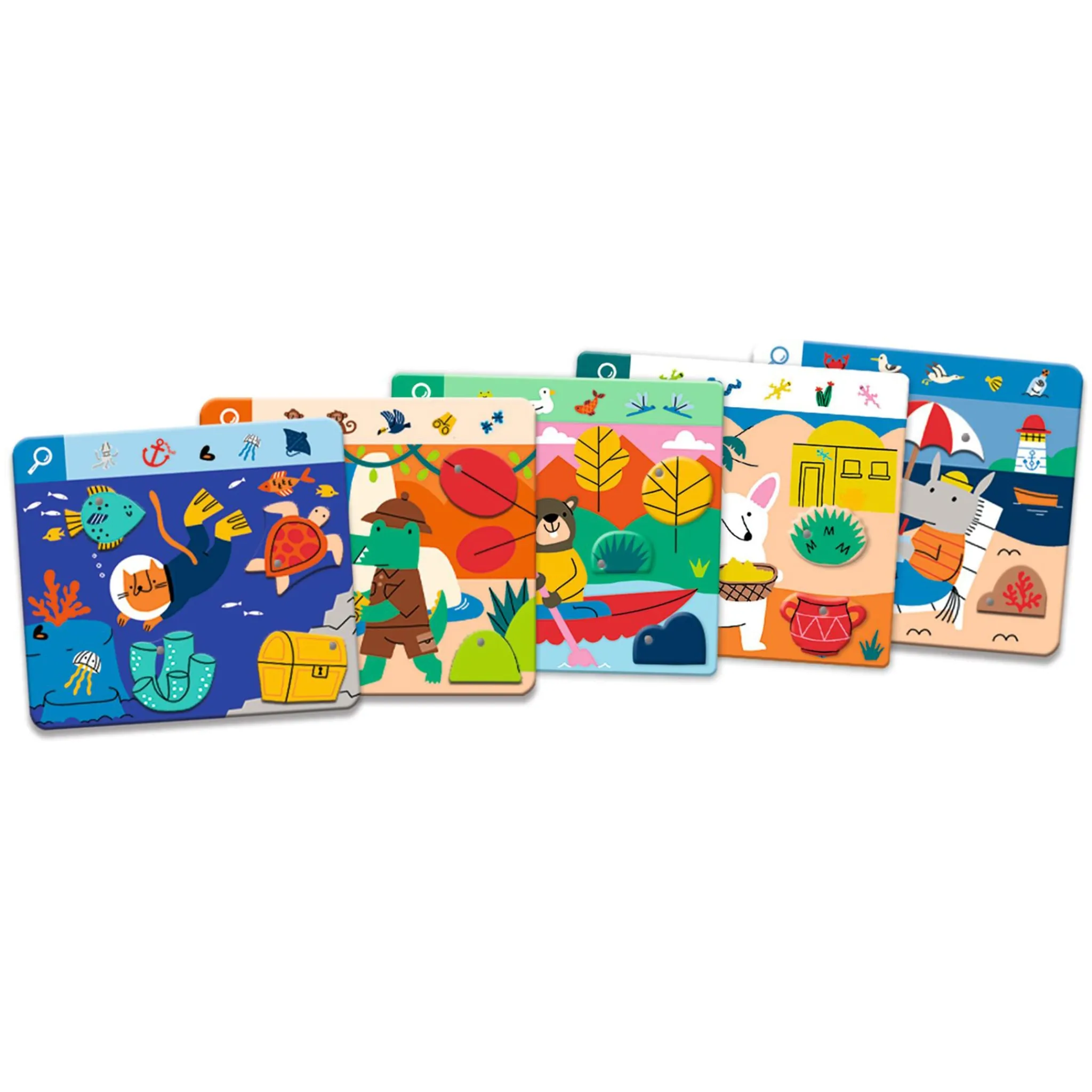 Kids Djeco Board Games>Eduludo - Obs Explore