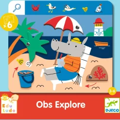 Kids Djeco Board Games>Eduludo - Obs Explore