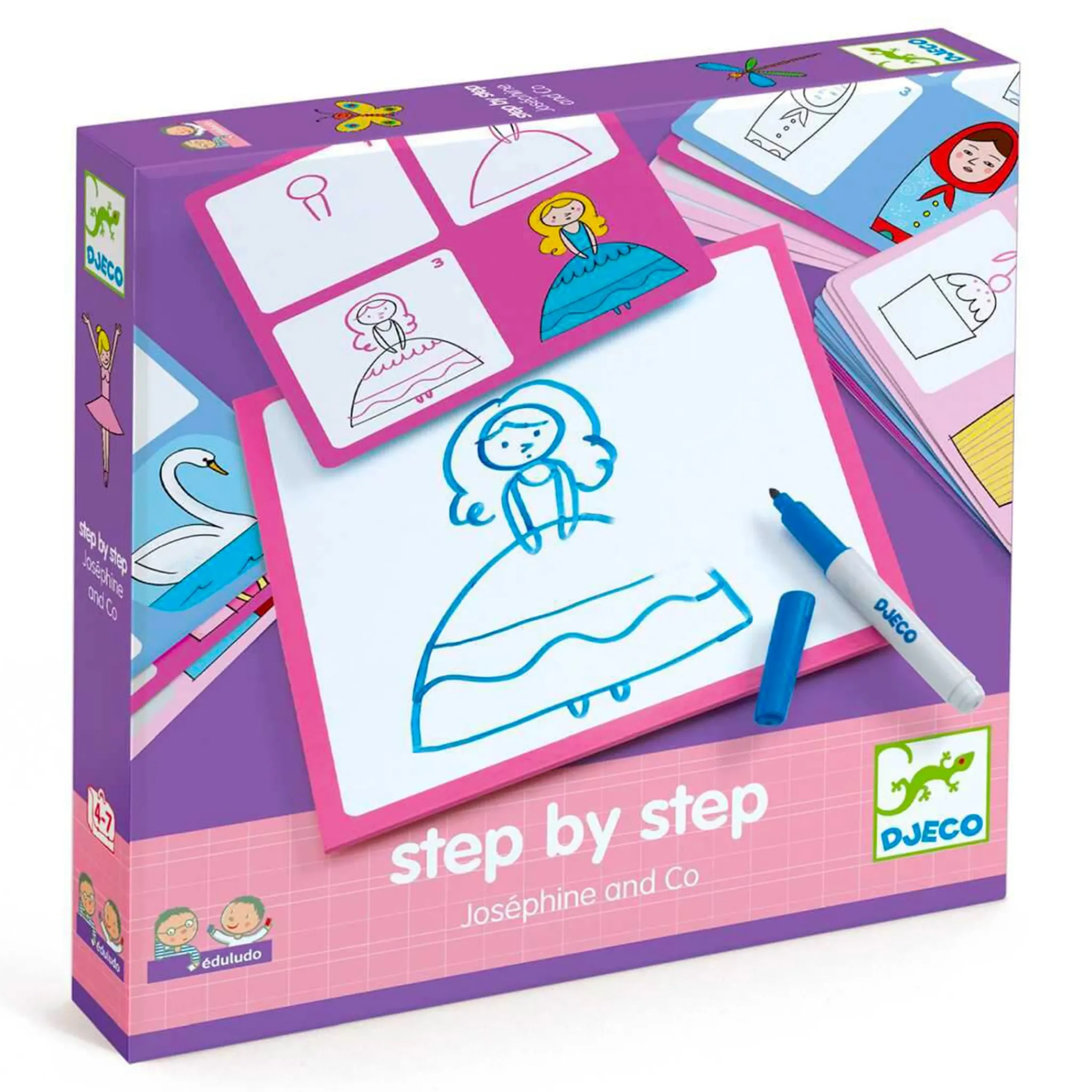 Kids Djeco Eduludo - Step By Step Joséphine & Co