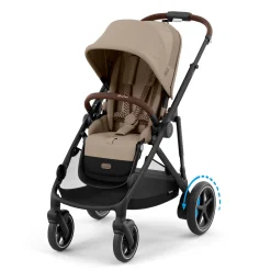 Kids Cybex Strollers|Strollers & Trailers>eGazelle S Electronic Assist Stroller - Black / Almond