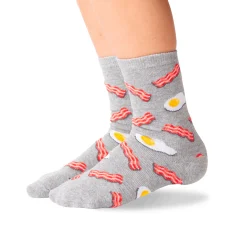 Kids/BOY Hotsox Eggs and Bacon Socks 4-12y
