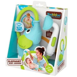 Yookidoo Elephant Shower for Baby - Blue