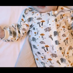BOY Origami Elephants Modal Pajamas 0-30m